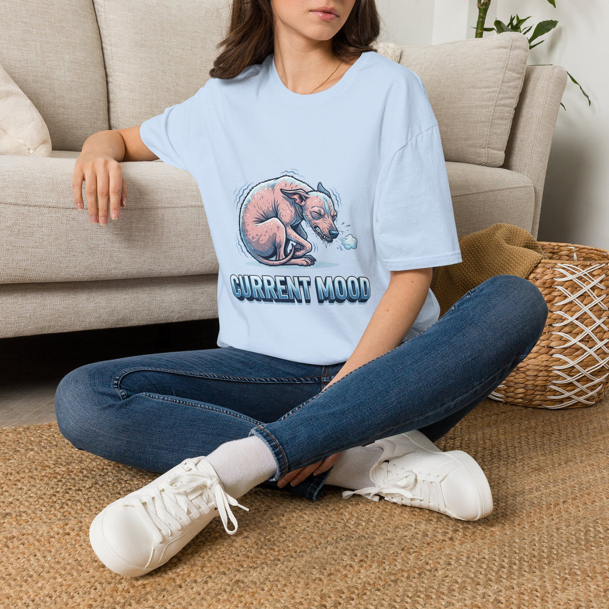 American Hairless Terrier Current Mood Tee Shirt