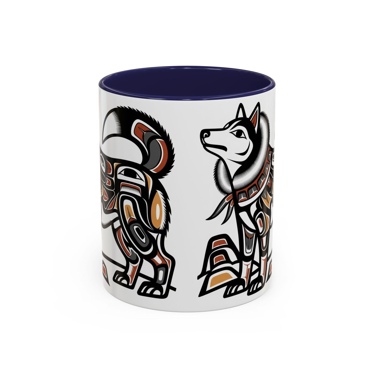 Siberian Husky Accent Coffee Mug - Perfect Gift for Dog Lovers