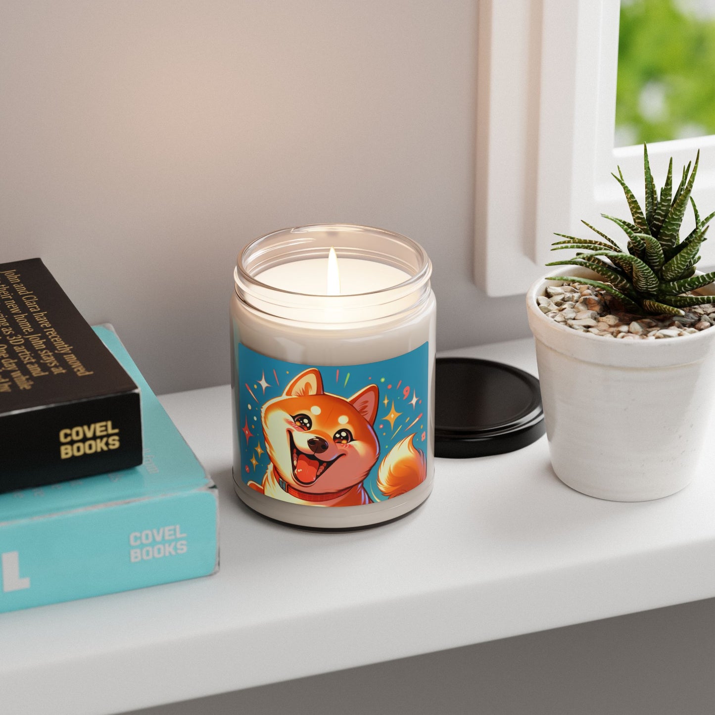 Shiba Inu- Scented Soy Candle, 9oz