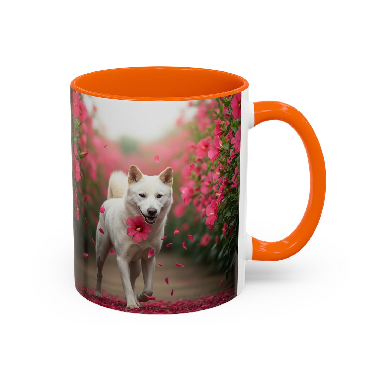 Taza de café con diseño de perro Jindo coreano: el regalo perfecto para los amantes de los perros.