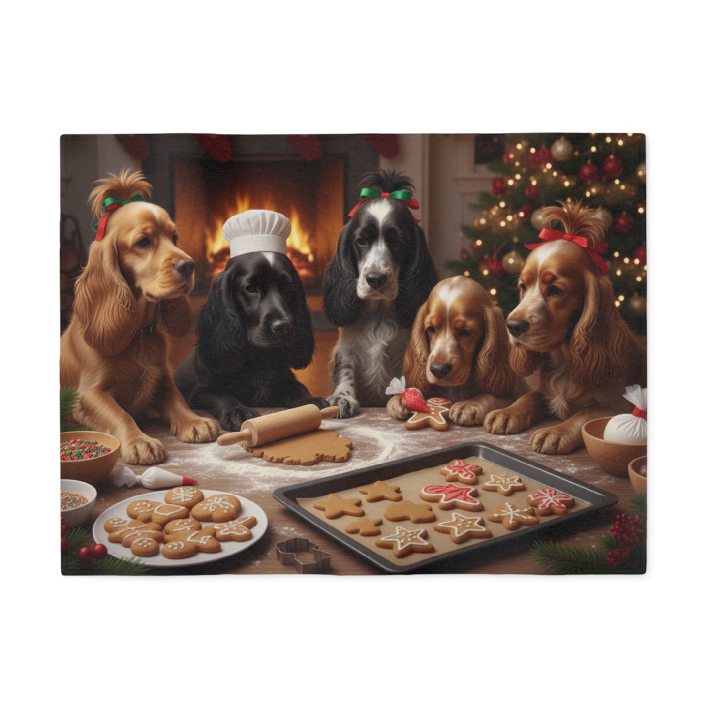 Baking Holiday Treats Blanket