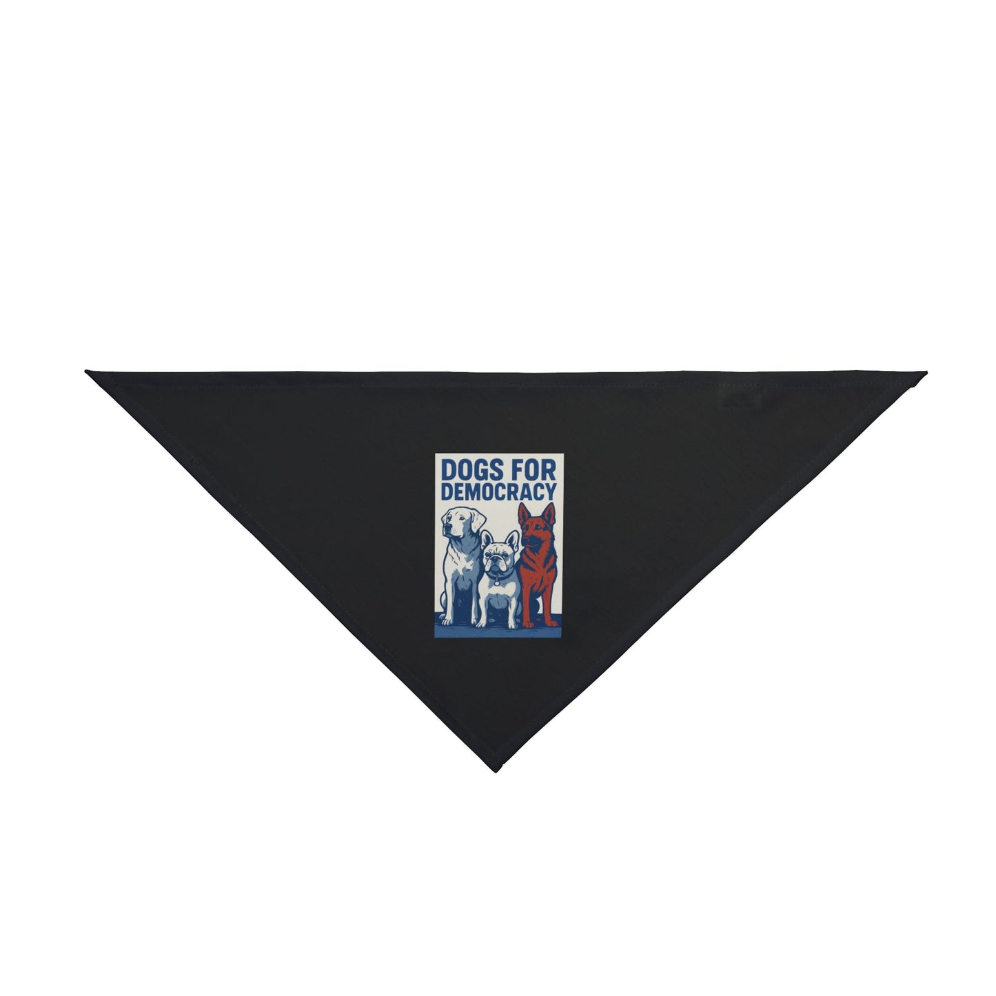 Bandana con diseño exclusivo de Perros por la Democracia