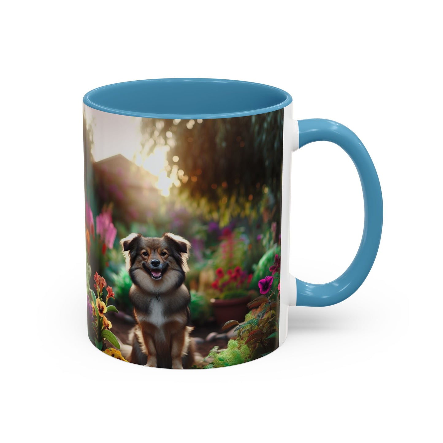 Taza de café con orquídea inca peruana: el regalo perfecto para los amantes de los perros.