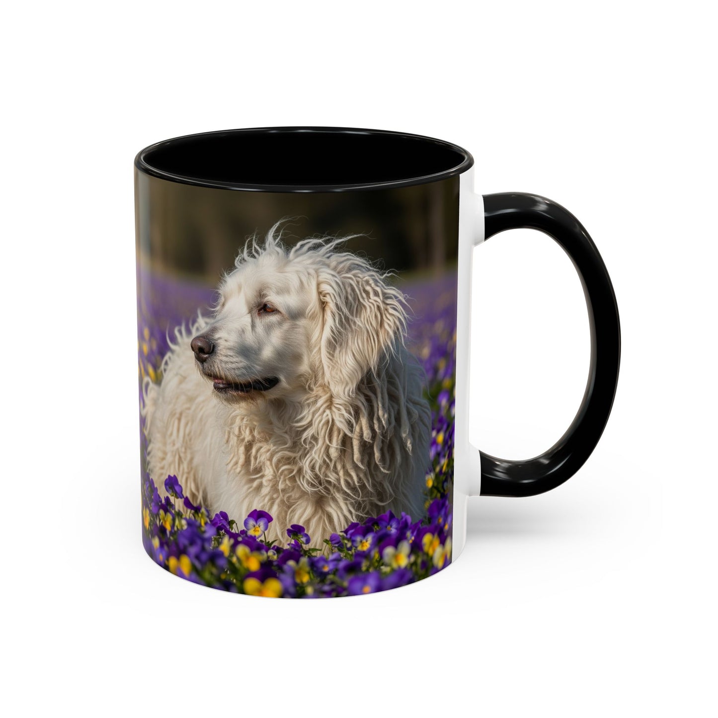 Taza de café con detalles de Komondor: el regalo perfecto para los amantes de los perros