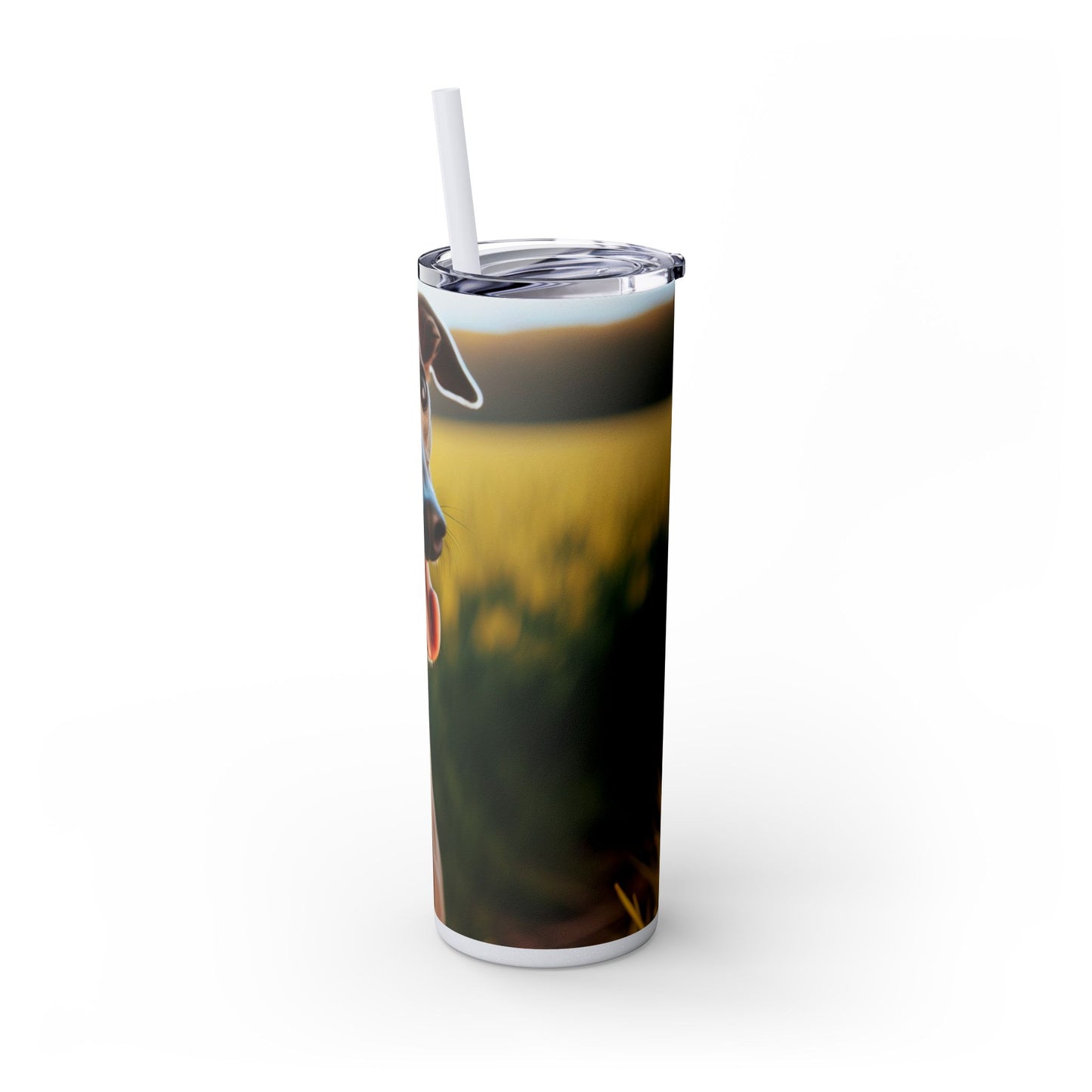 Greyhound Tumbler with Straw, 20oz