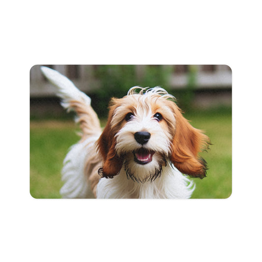 Pet Food Mat (12x18) - Petit Basset Griffon Vendeen