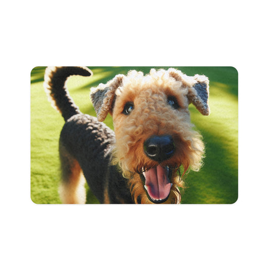 Pet Food Mat (12x18) - Airedale Terrier