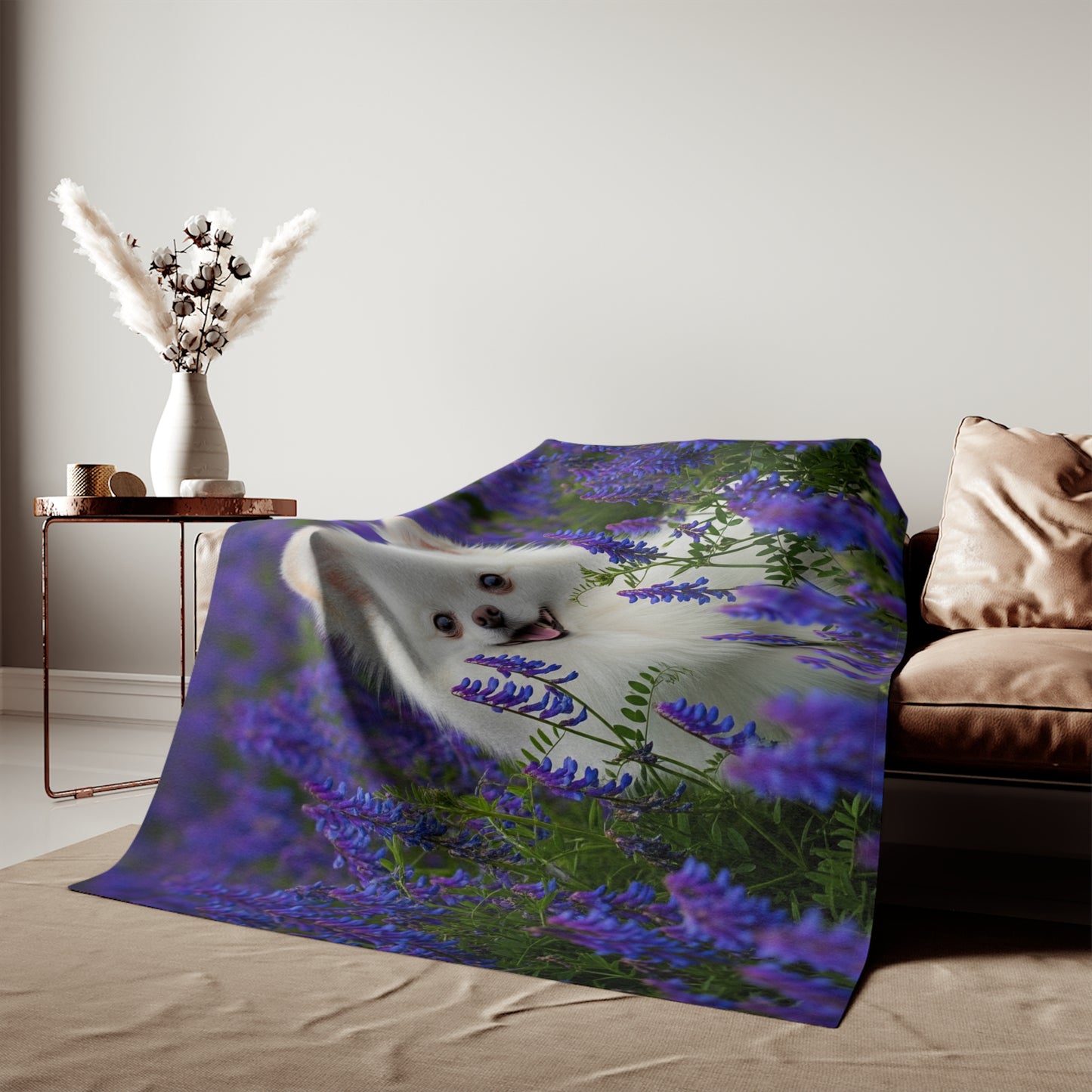 Pomeranian Sweatshirt Blanket