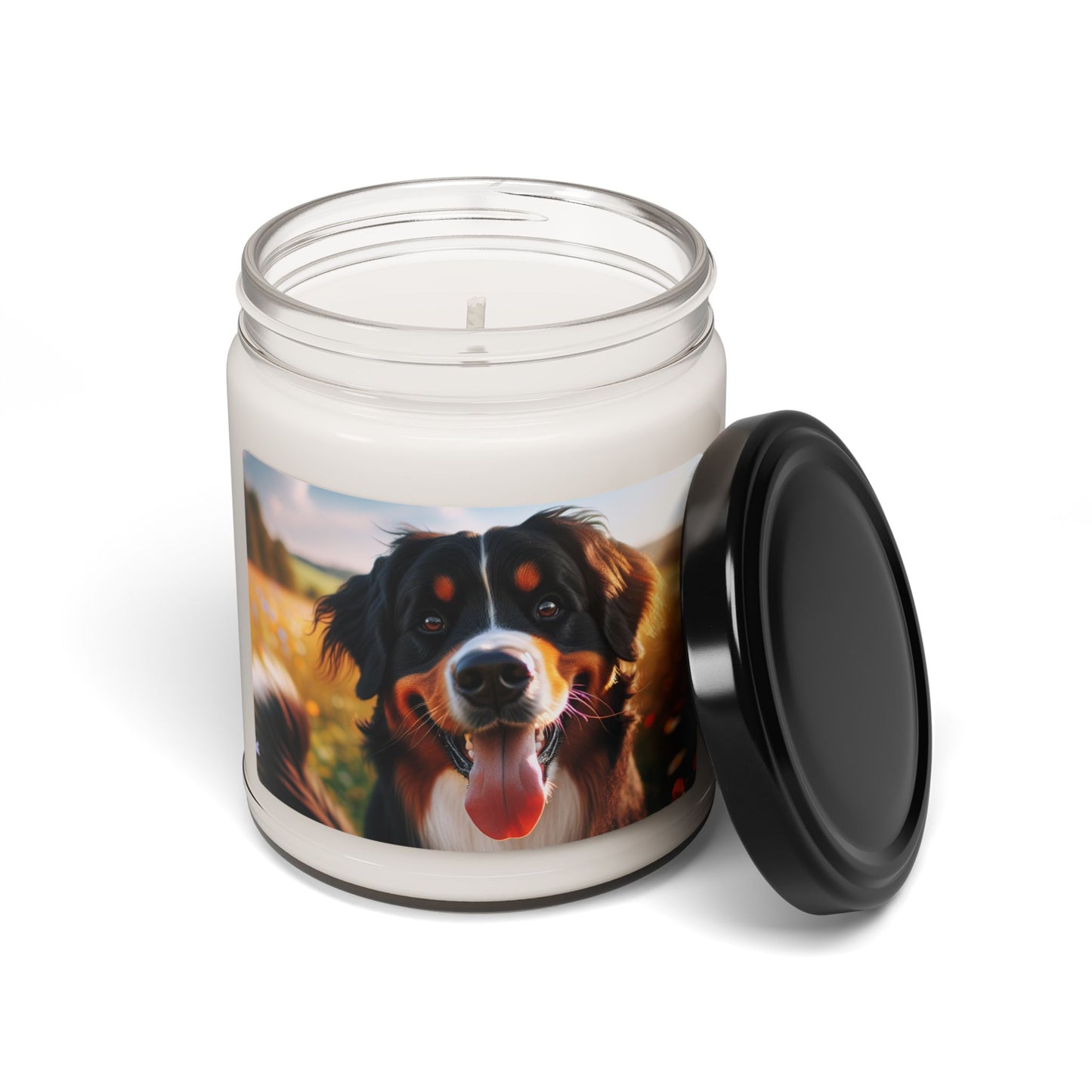 Bernese Mountain Dog- Scented Soy Candle, 9oz