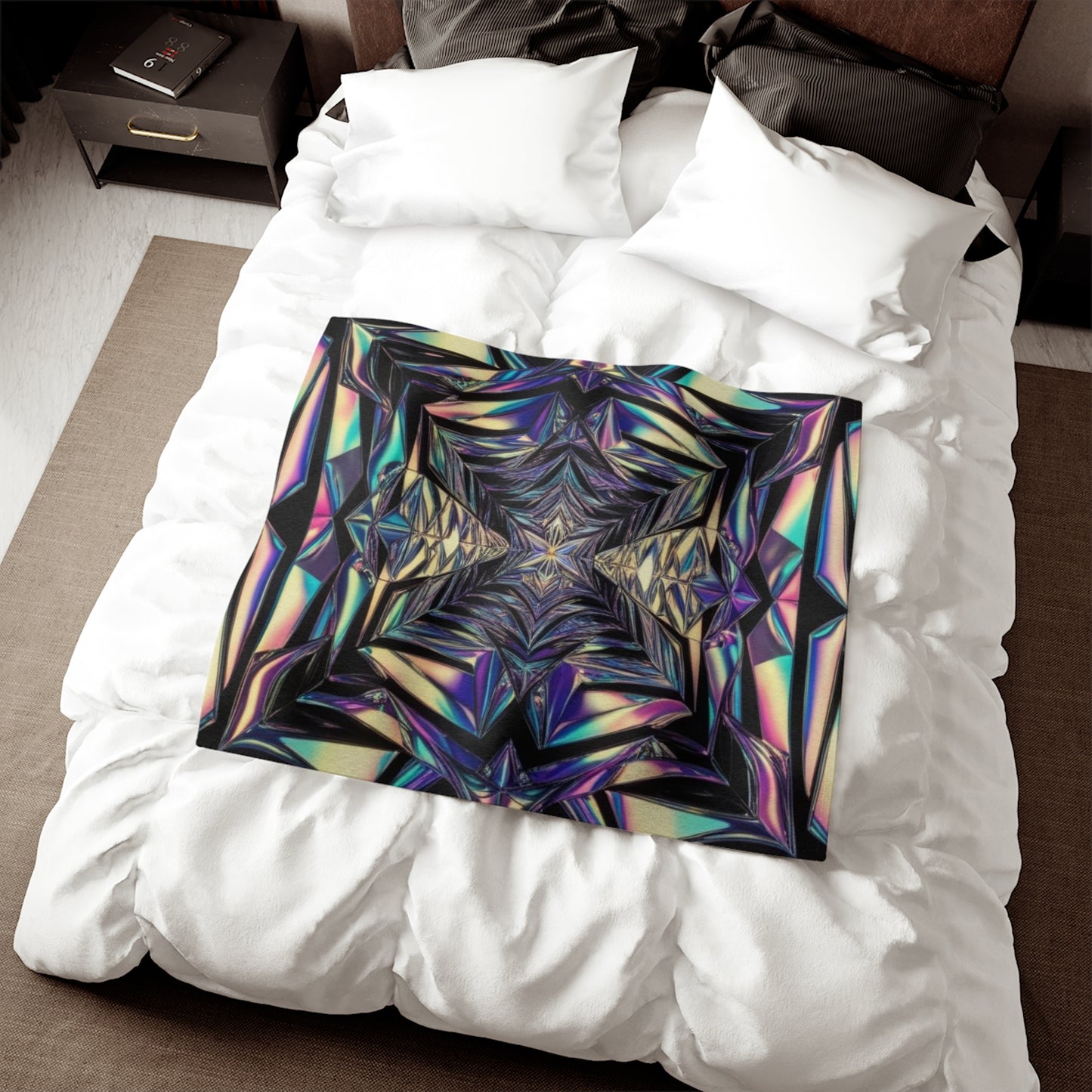 Optical Illusion Sweatshirt Blanket