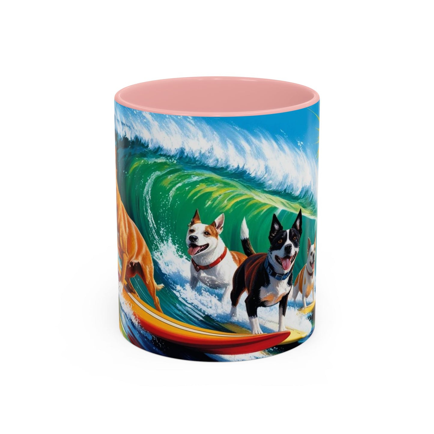 Taza de café con detalles de Surf Dogs: el regalo perfecto para los amantes de los perros