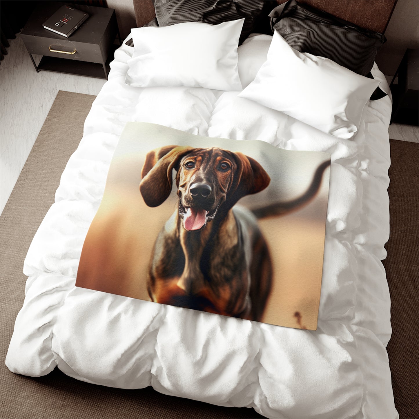 Plott Hound Sweatshirt Blanket