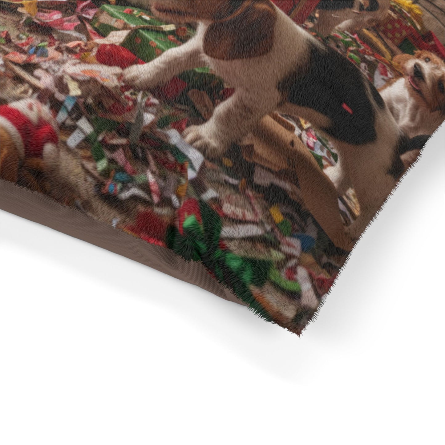 Petit Basset Griffon Vendeen Holiday Frenzy Pet Bed