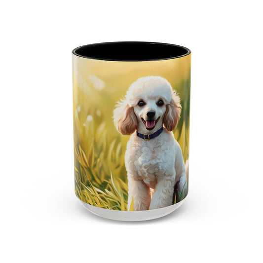 Taza de café con diseño de caniche miniatura: el regalo perfecto para los amantes de los perros.