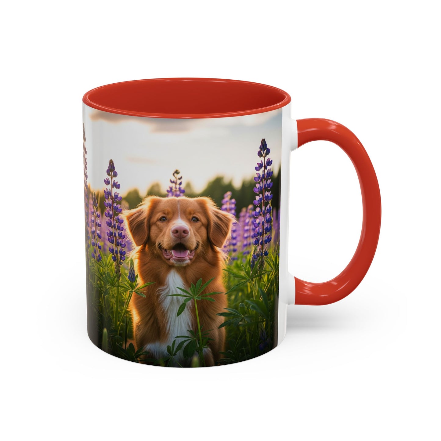 Taza de café con diseño de retriever de Nueva Escocia: el regalo perfecto para los amantes de los perros.