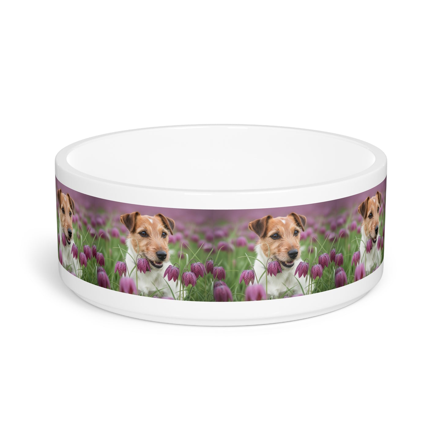 Russell Terrier Pet Bowl – Ceramic Dog Bowl
