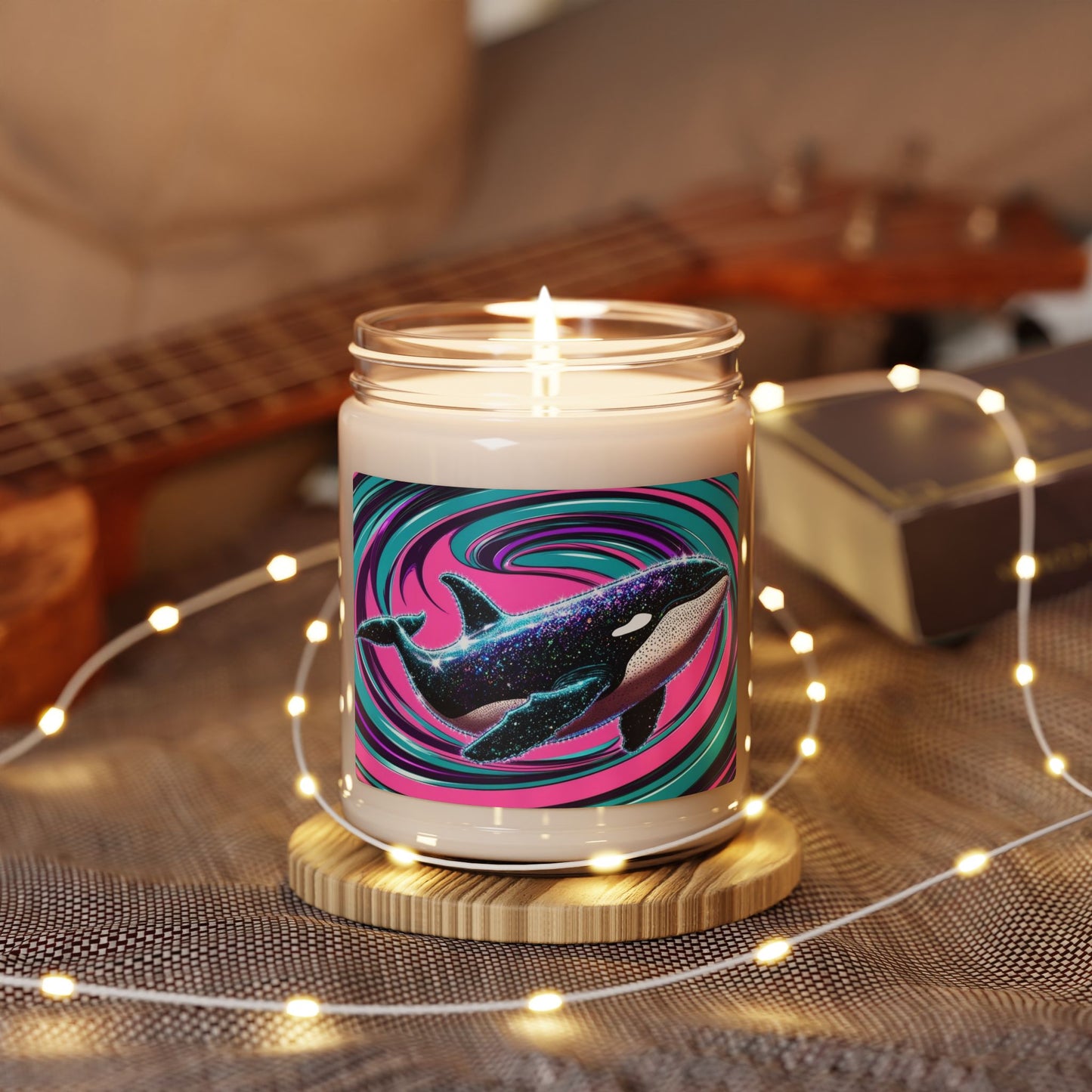 Psychedelic Orca- Scented Soy Candle, 9oz