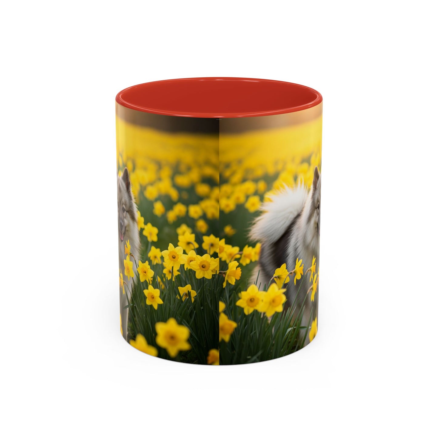 Taza con detalles de Keeshond: el regalo perfecto para los amantes de los perros