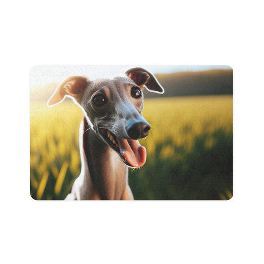 Pet Food Mat (12x18) - Greyhound