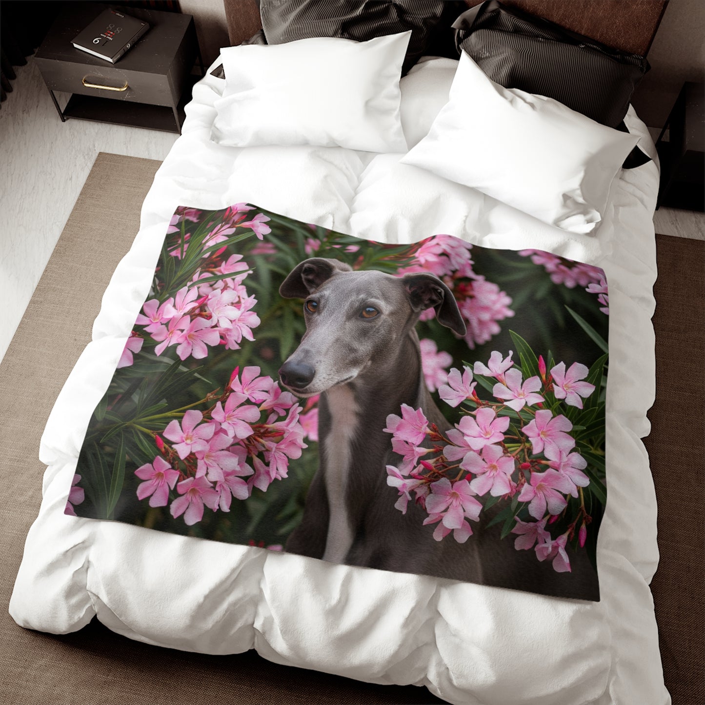 Greyhound Sweatshirt Blanket