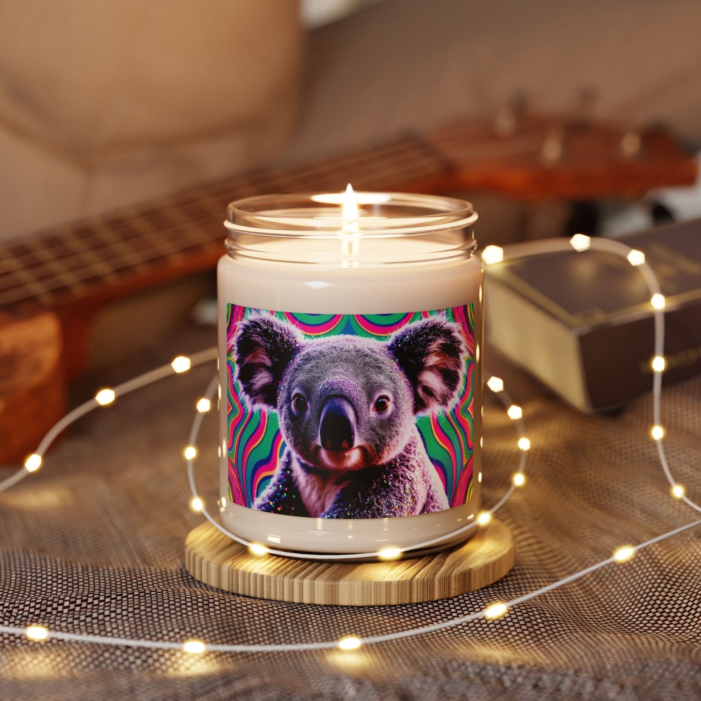 Psychedelic Koala- Scented Soy Candle, 9oz