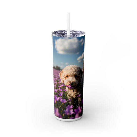 Lagotto Romagnolo Tumbler with Straw, 20oz