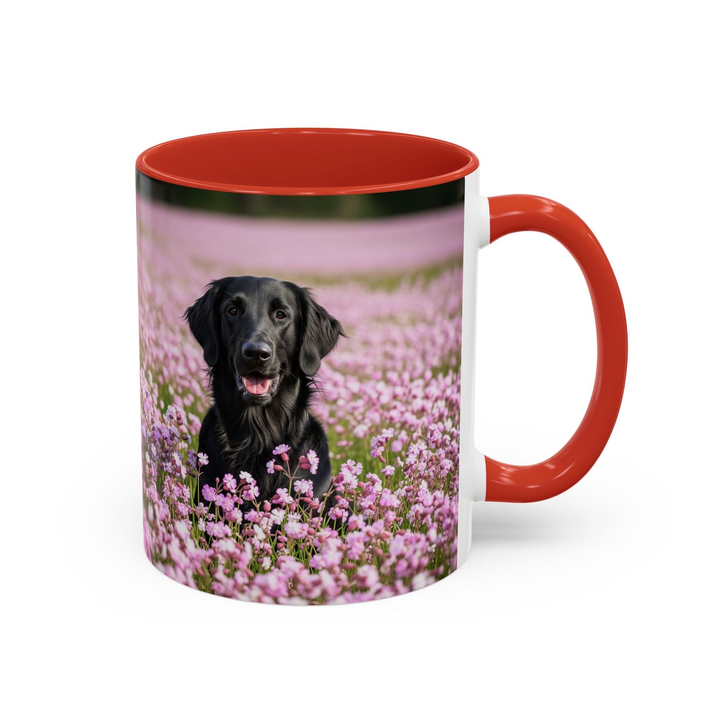 Flat Coated Retriever Accent Coffee Mug - Perfect Gift for Dog Lovers