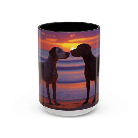 German Shorthaired Pointer Love Accent Coffee Mug - Perfect Gift for Dog Lovers