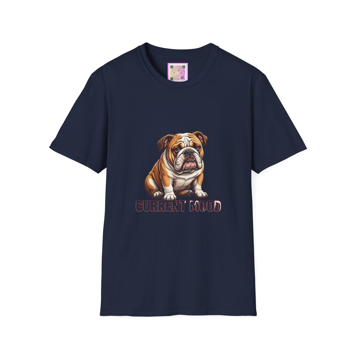 English Bulldog Current Mood Tee Shirt