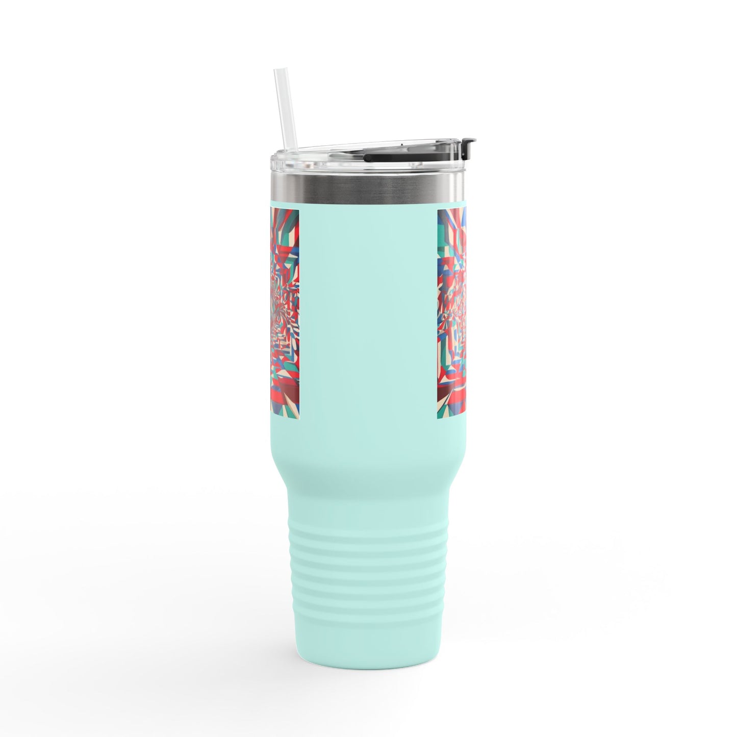 Optical Illusion Insulated Travel Mug, 40oz