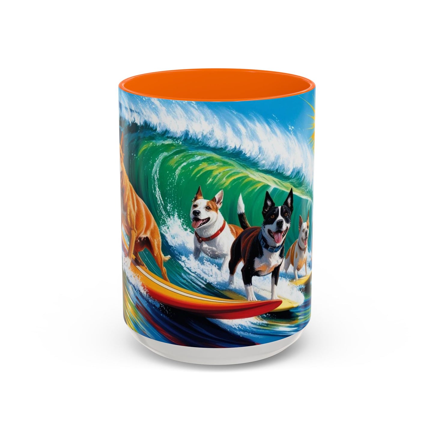 Taza de café con detalles de Surf Dogs: el regalo perfecto para los amantes de los perros