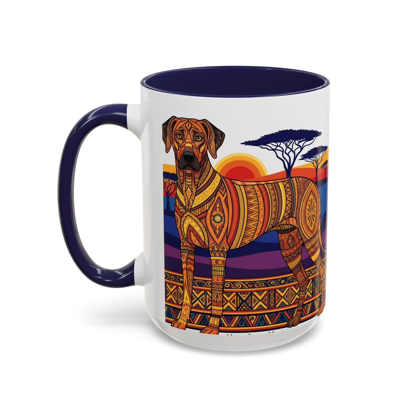 Taza de café con diseño de Rhodesian Ridgeback: el regalo perfecto para los amantes de los perros.