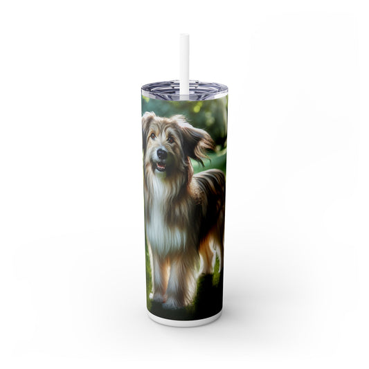 Pyrenean Shepherd Tumbler with Straw, 20oz
