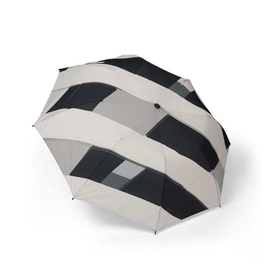 Optical Illusion Semi-Automatic Foldable Umbrella
