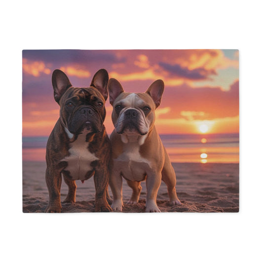 French Bulldog Love Sweatshirt Blanket