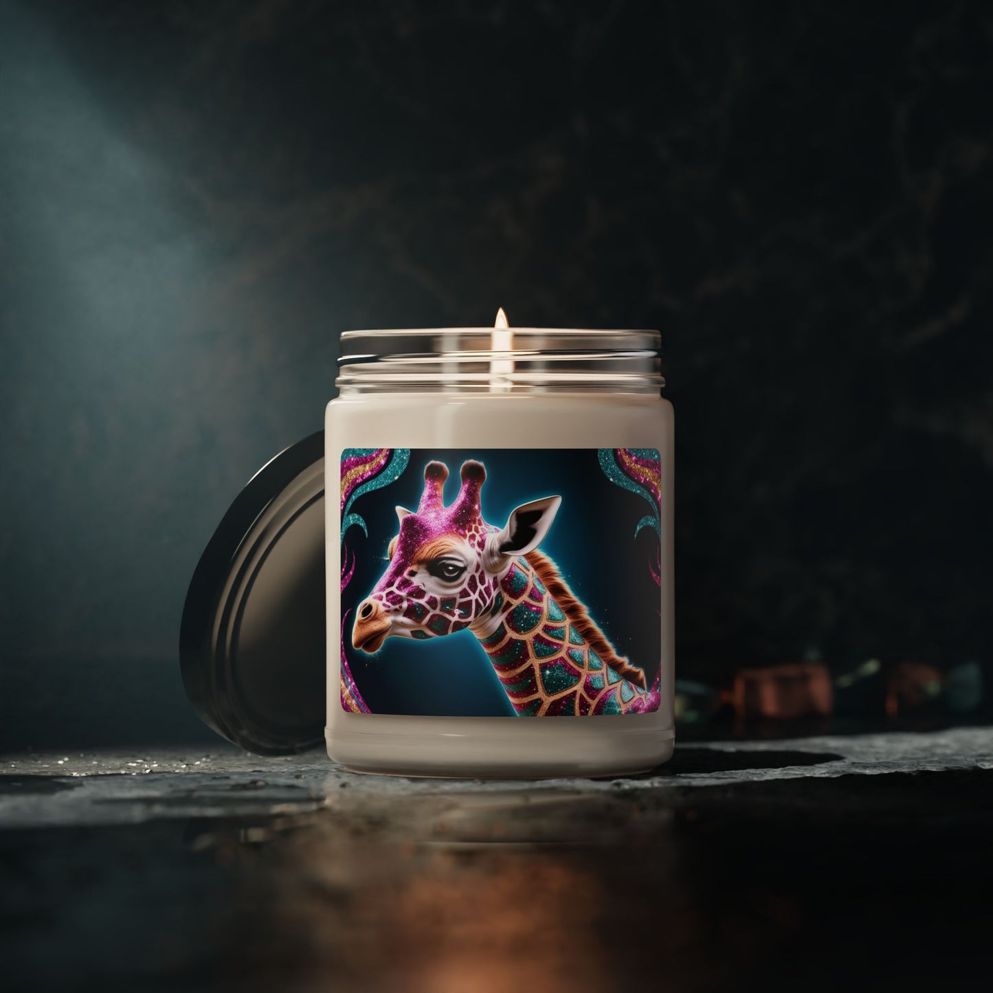 Psychedelic Giraffe- Scented Soy Candle, 9oz