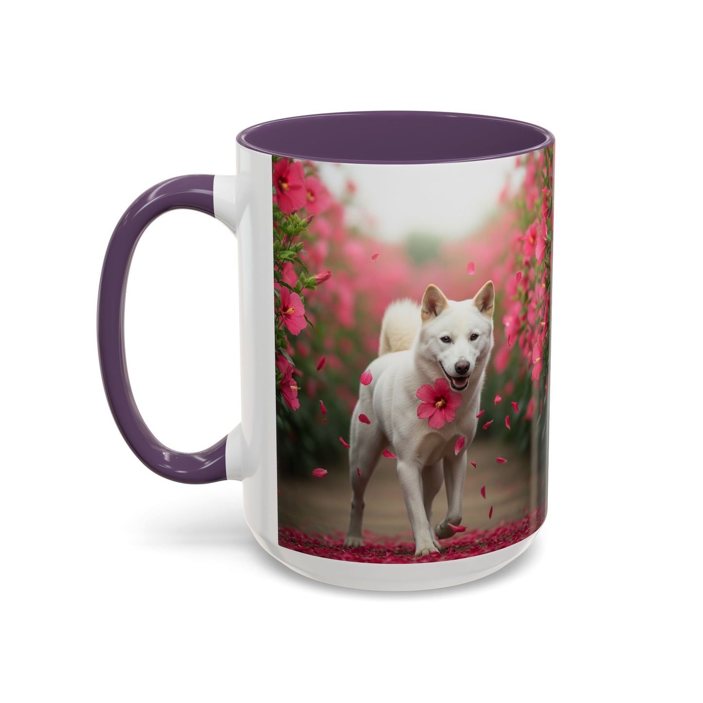 Taza de café con diseño de perro Jindo coreano: el regalo perfecto para los amantes de los perros.