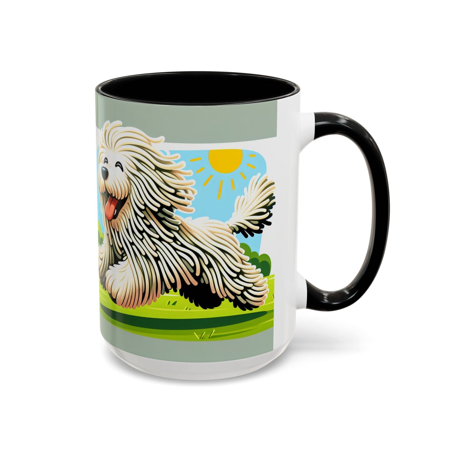 Mug Komondor Accent - Le cadeau idéal pour les amoureux des chiens