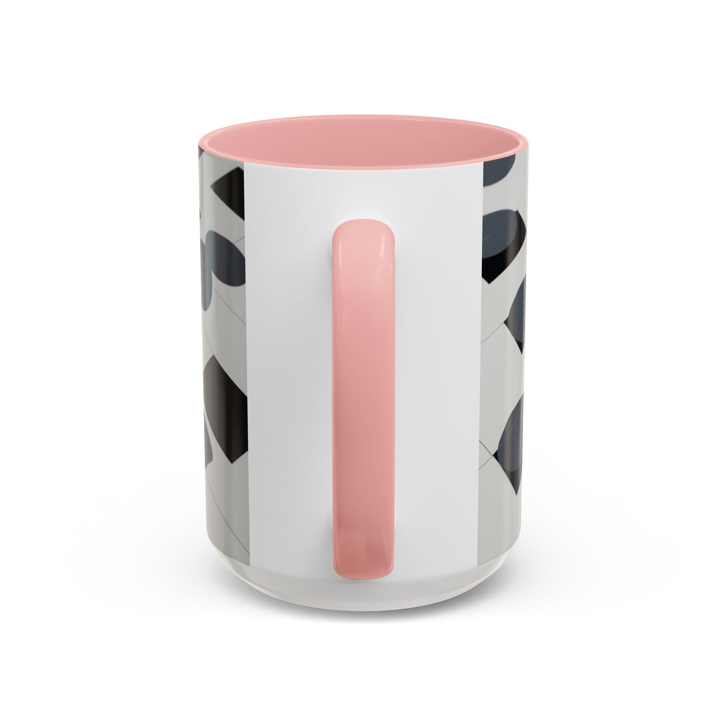 Optical Illusion Accent Mug – Ceramic Coffee Cup