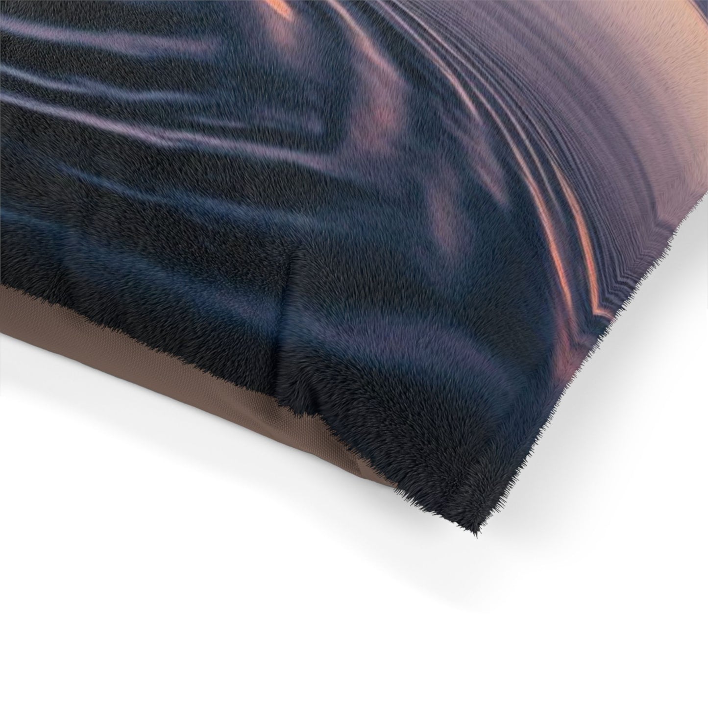Ripple in a Snowy Mountain Lake Pet Bed