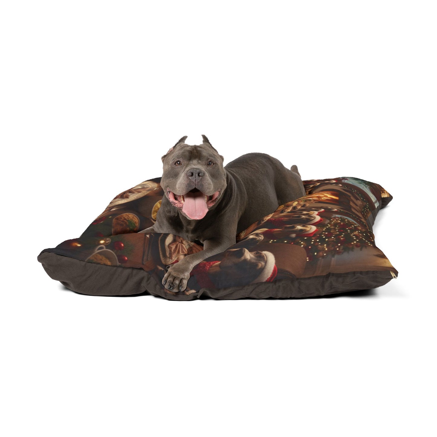 Great Dane Festive Holiday Dinner Pet Bed