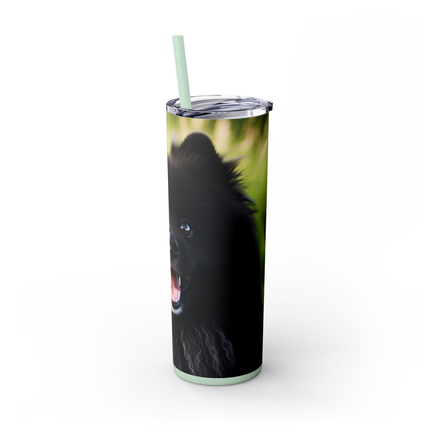 Swedish Lapphund Skinny Tumbler with Straw, 20oz
