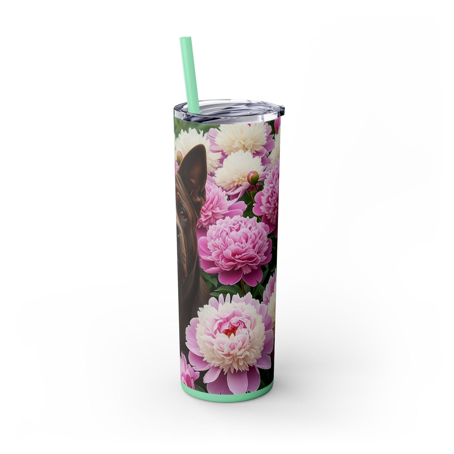 Gobelet isotherme de Chongqing (Chine) avec paille, 590 ml (20 oz).