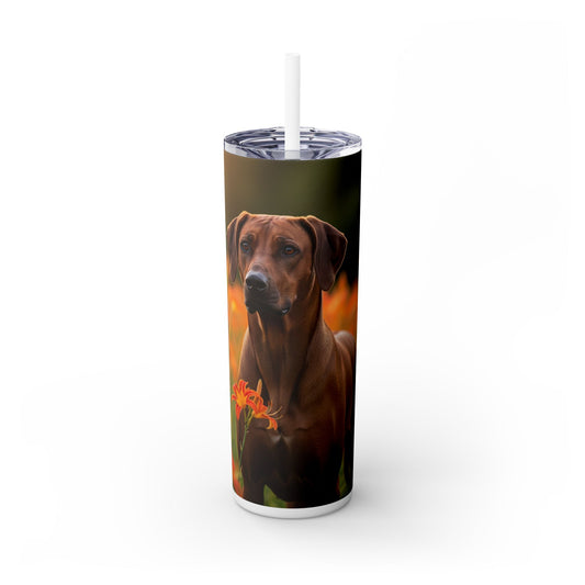 Rhodesian Ridgeback Tumbler with Straw, 20oz