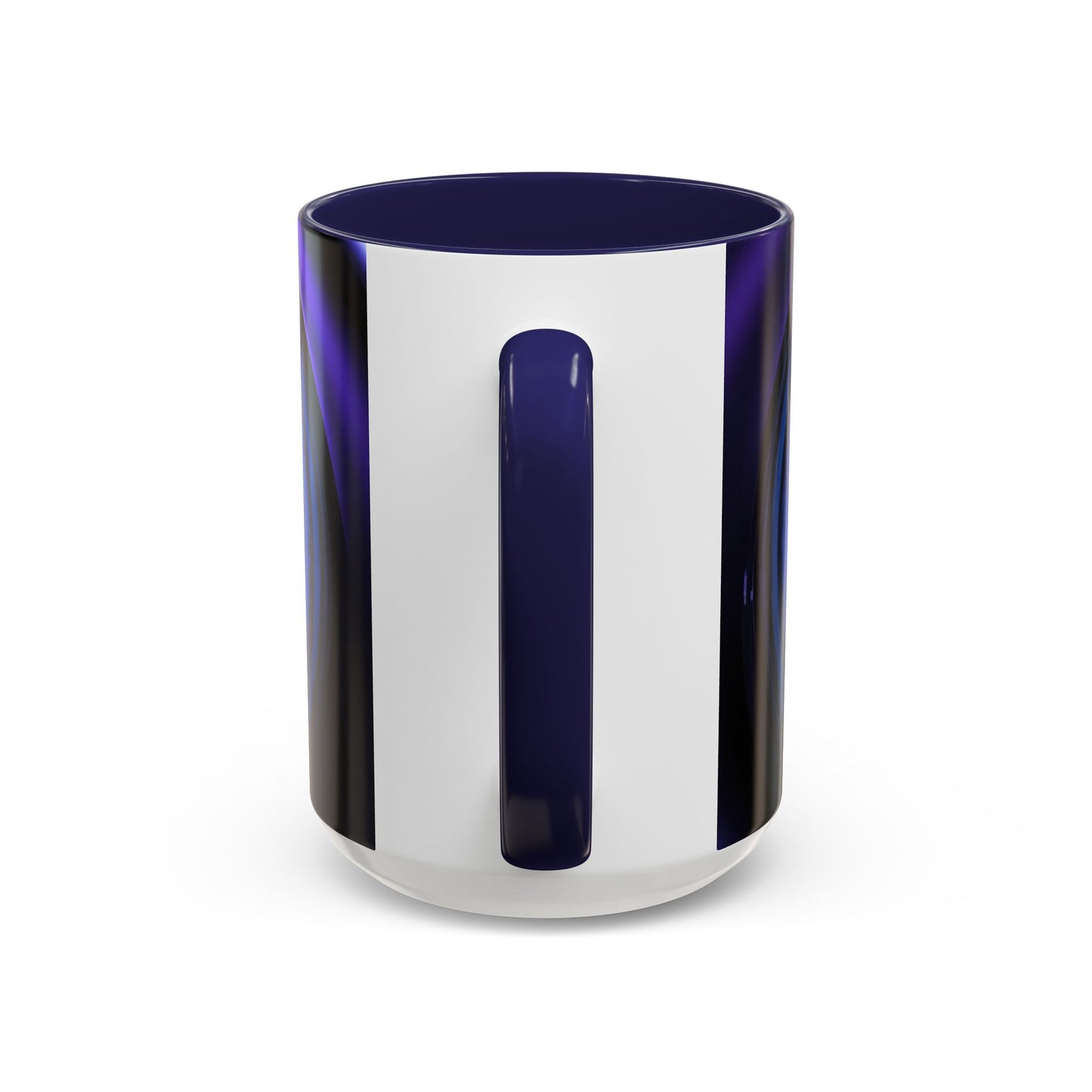 Optical Illusion Accent Mug – Ceramic Coffee Cup