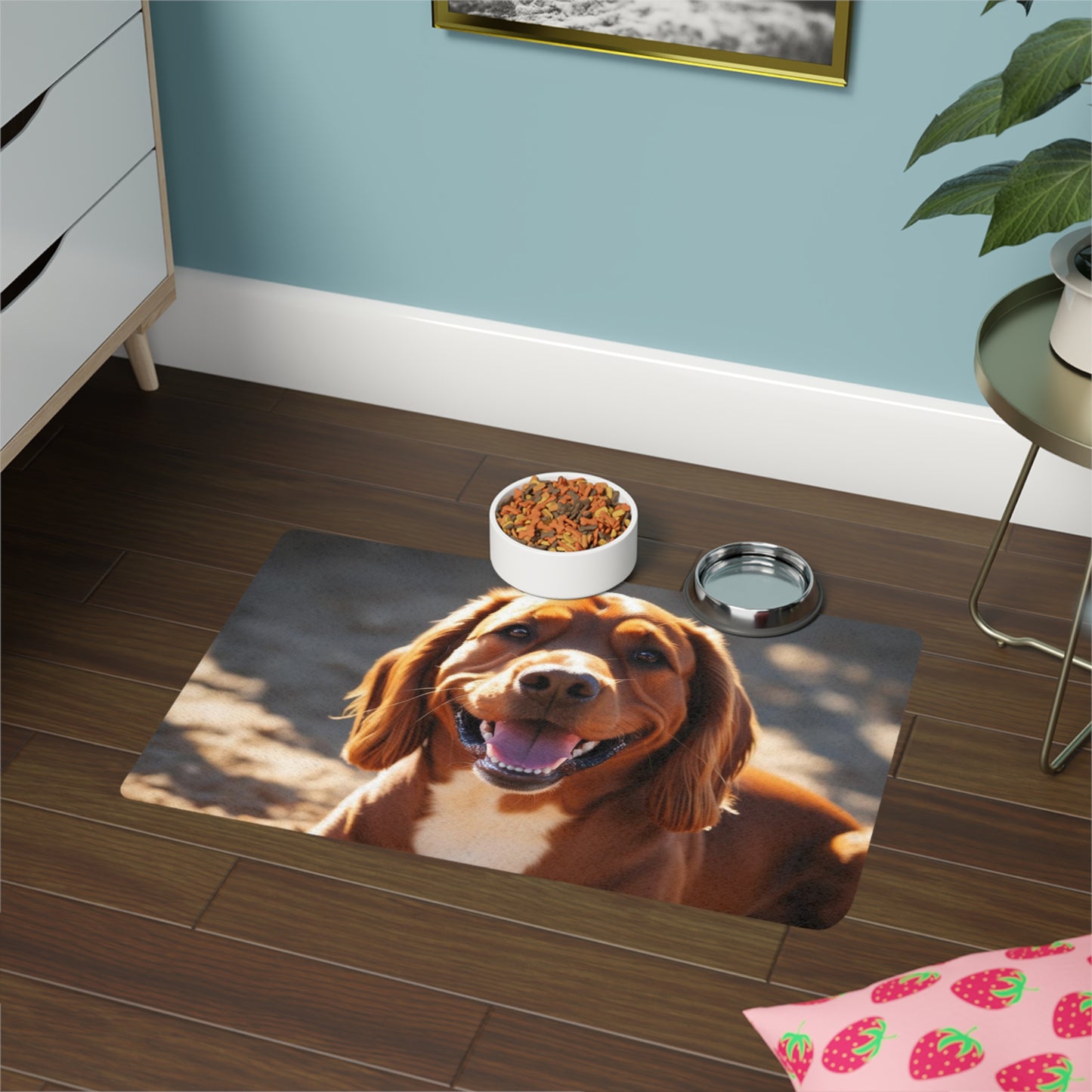 Pet Food Mat (12x18) - Rhodesian Ridgeback