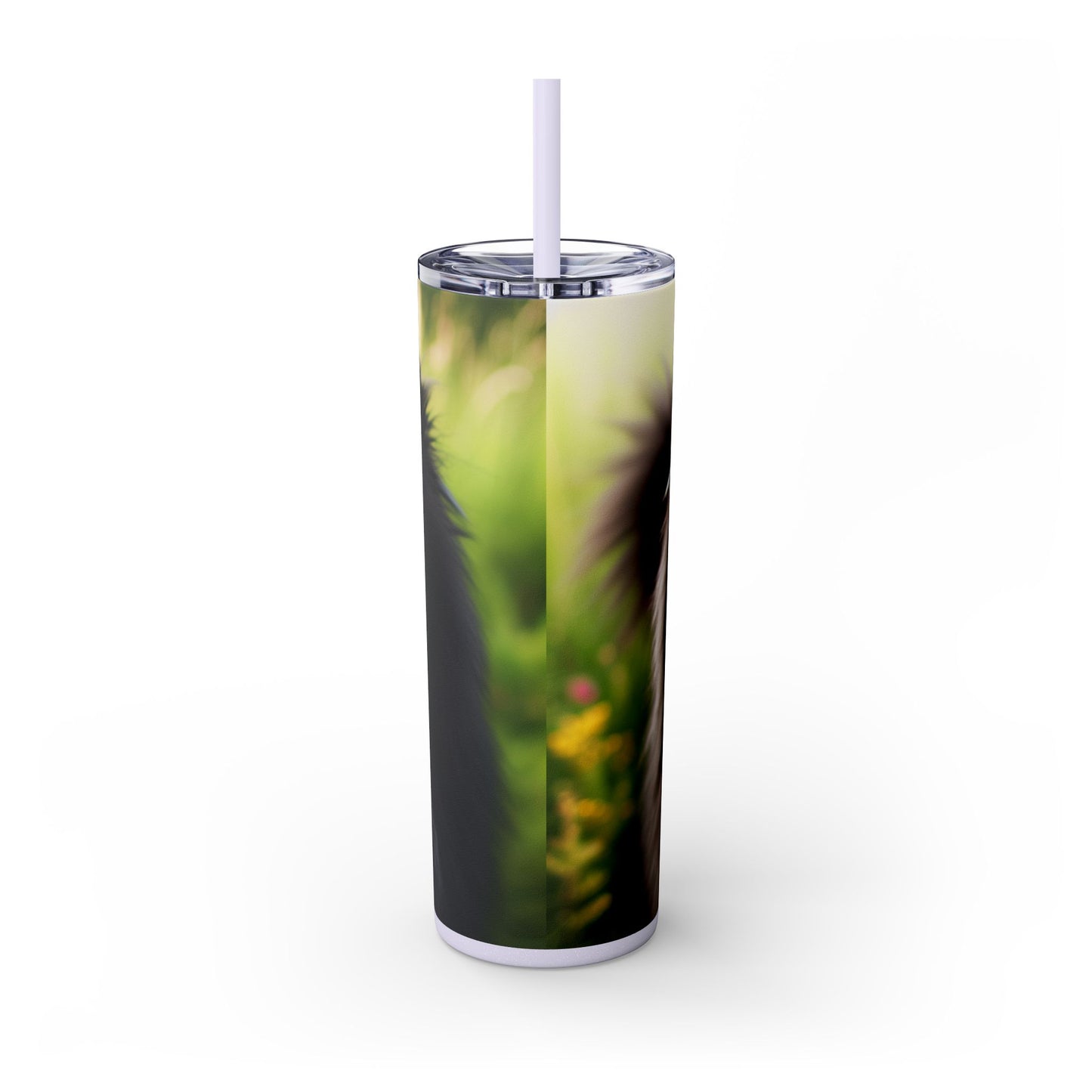 Swedish Lapphund Skinny Tumbler with Straw, 20oz