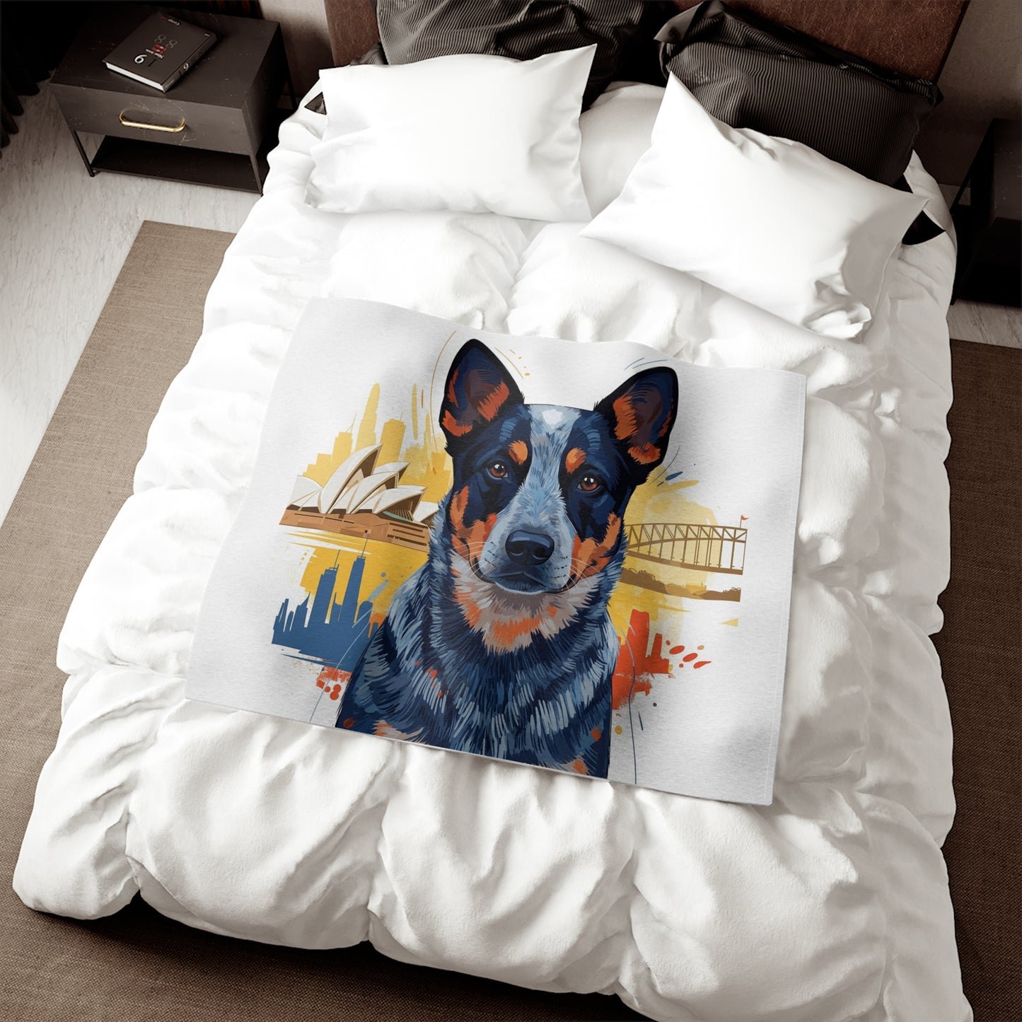 Australian Cattle Dog Sweatshirt Blanket