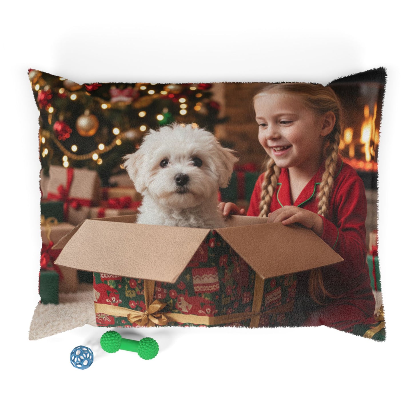 Christmas Puppy Gift Pet Bed