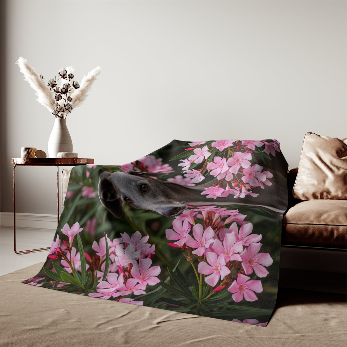 Greyhound Sweatshirt Blanket